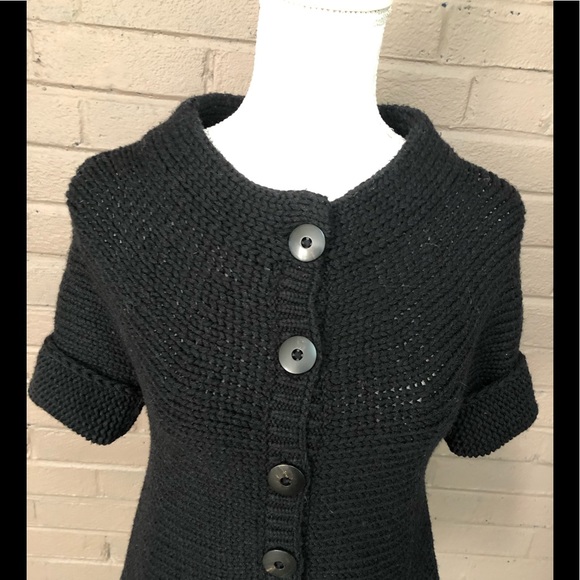 Vince black wool blend cable knit sweater XS - Picture 4 of 12